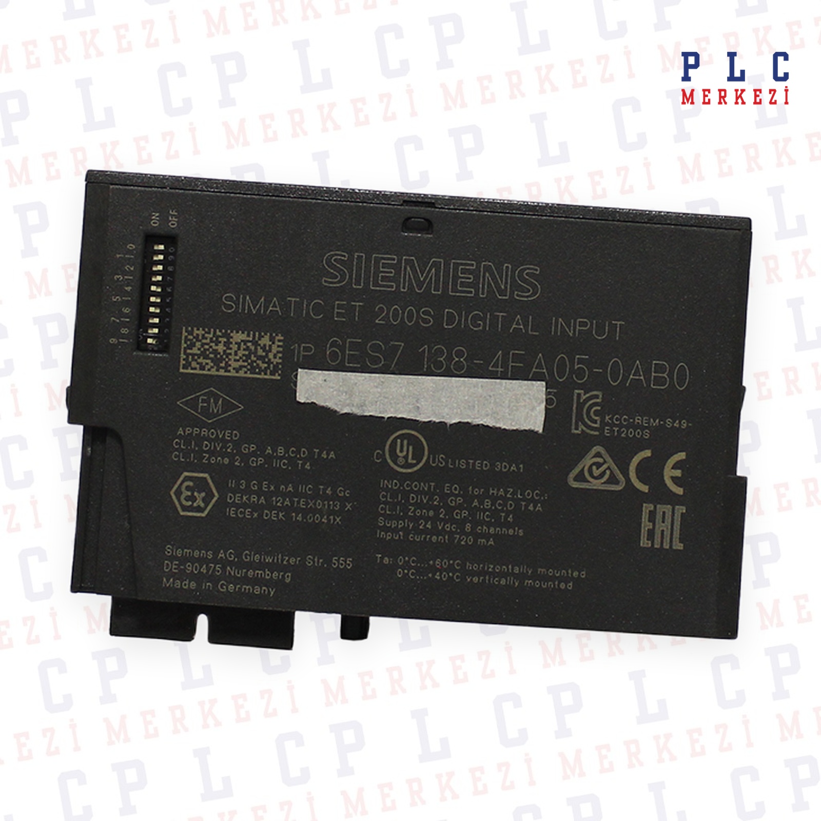 6ES7138-4FA05-0AB0 ET200S, EL-MOD., 4/8 F-DI, DC 2