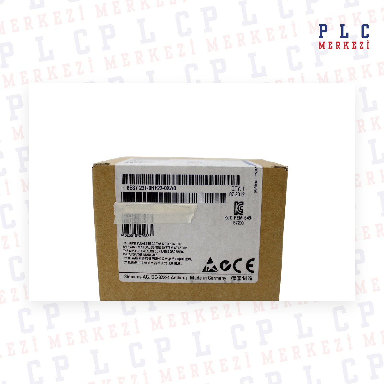 6ES7231-0HF22-0XA0 EM 231, 8AI, DC 0-10V, 12 BIT