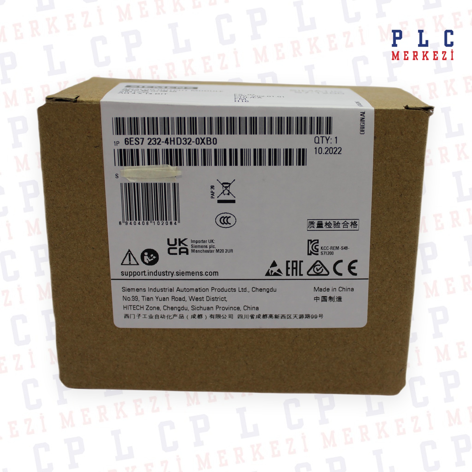 6ES7232-4HD32-0XB0 ANALOG OUTPUT SM 1232, 4AO